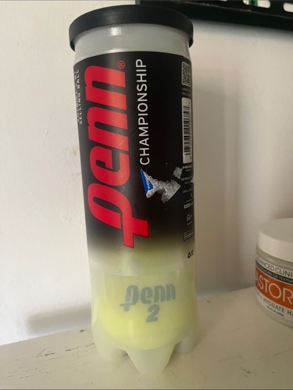 Championship Men’s Tennis Ball Can - Yellow